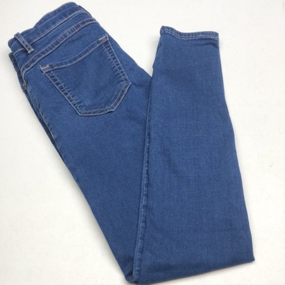 LIKE NEW BEBE LACE UP SKINNY JEANS 27x28 RETRO BEBE STYLE 😎 - Picture 10 of 14